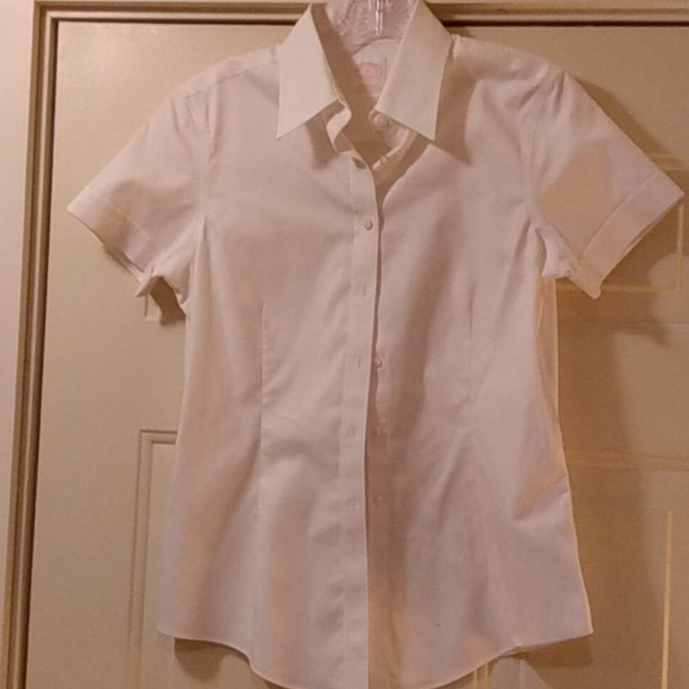 NEW Brooks Brothers white blouse 2/ 4
